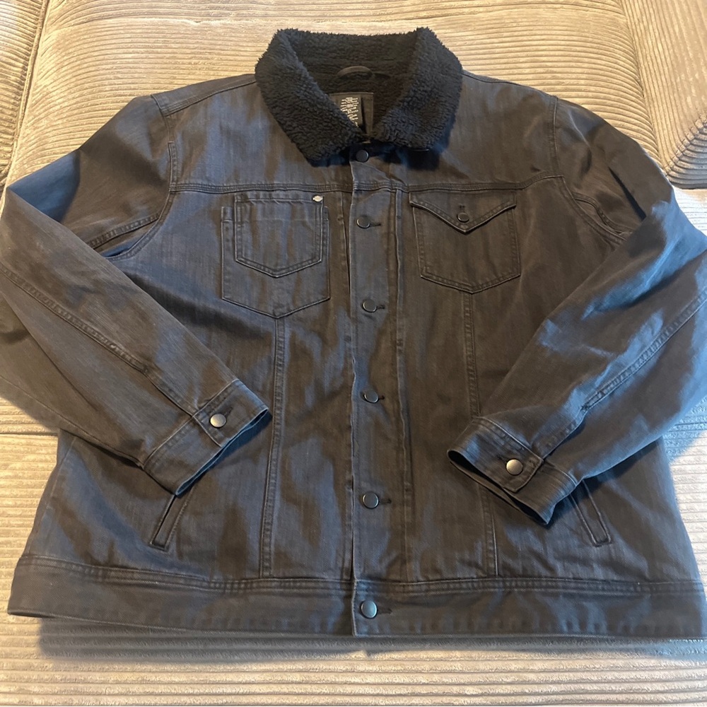 Harley Davidson Black Jacket Denim  NWOT Size 3XL